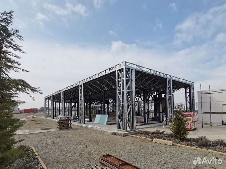 Лстк каркас магазина 500 м2 (супермаркет, автосало