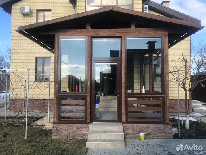 Установка окон / остекление террасы