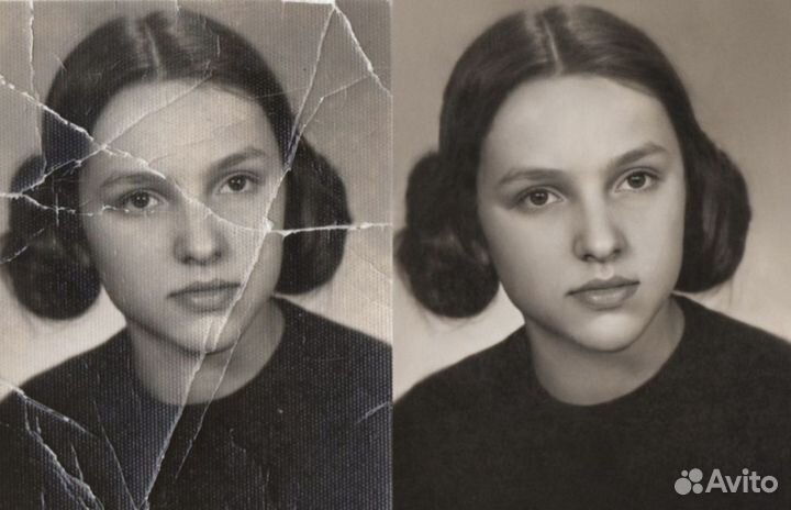 Реставрация старых фотографий, окраска