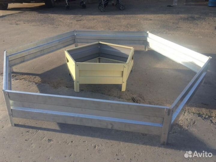 Грядка темно-зеленая 1м х 5м х 22см