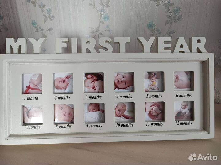 Рамка для фото Первый год жизни ребенка