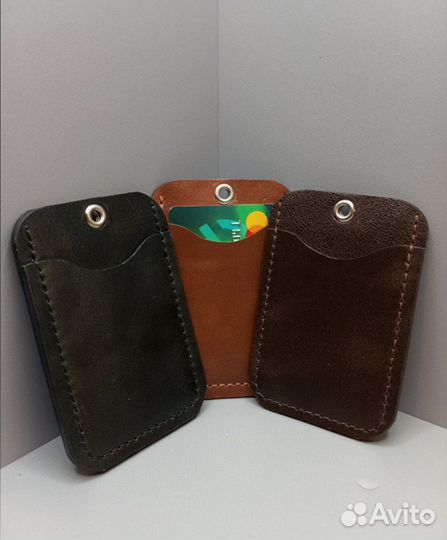 Бейдж чехол для пропуска, ручная работа