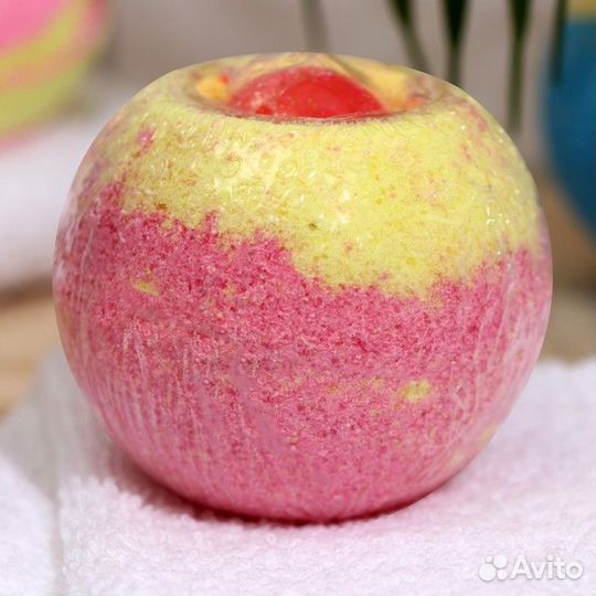 Бомбочка для ванн детская с игрушкой для девочек