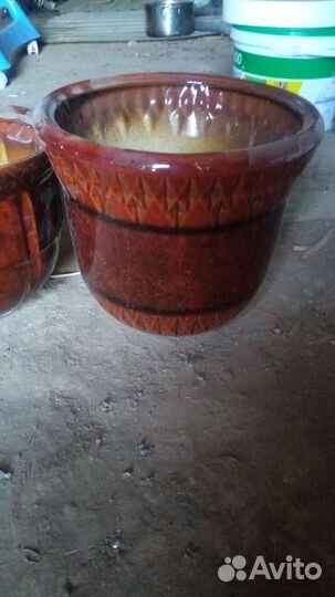 Керамические горшки для цветов