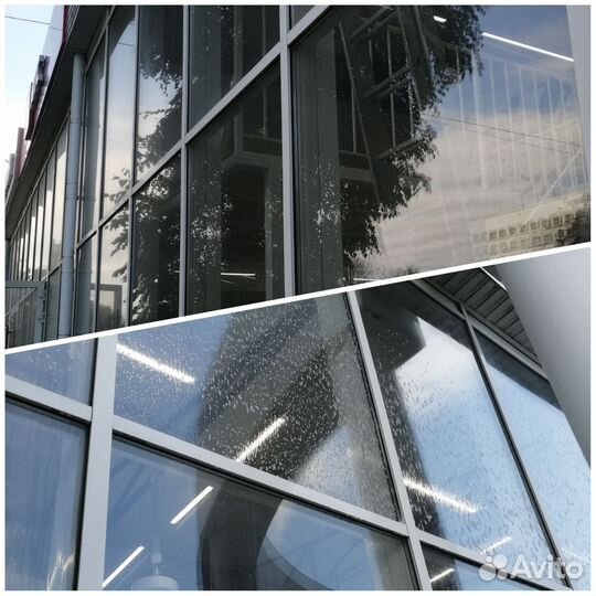 Мойка окон Витрин Фасадов Мытьё окон После ремонта