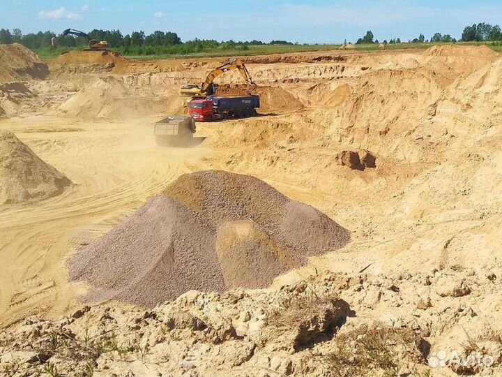 Бетон песок щебень