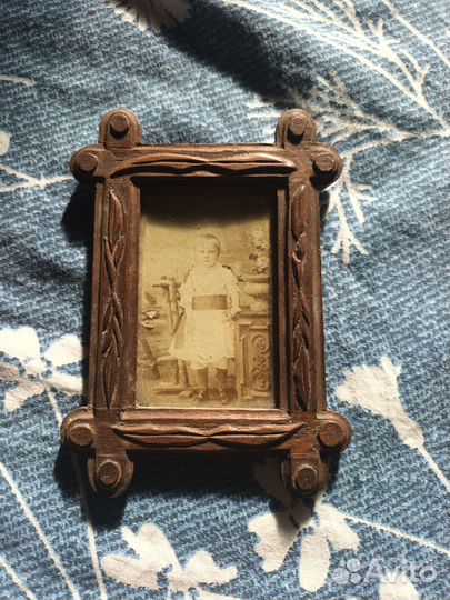 Дореволюционная рамка и фотография