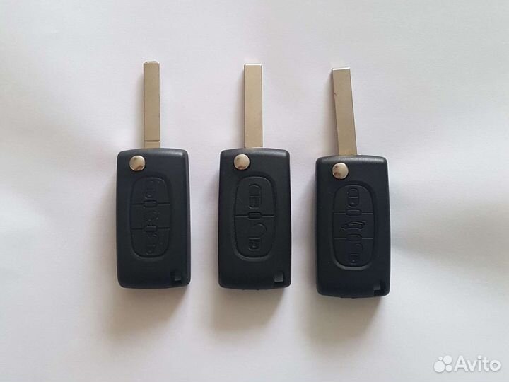 Ключ корпус Peugeot