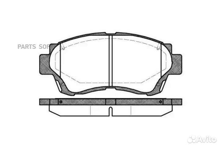 Road house 237000 Колодки торм.дисковые Camry