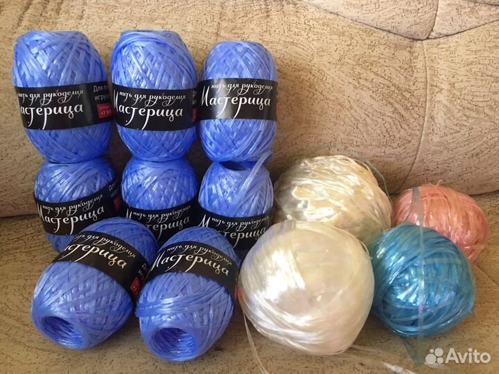 Нить для вязания мочалок