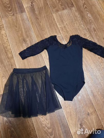 Купальник для танцев с юбочкой