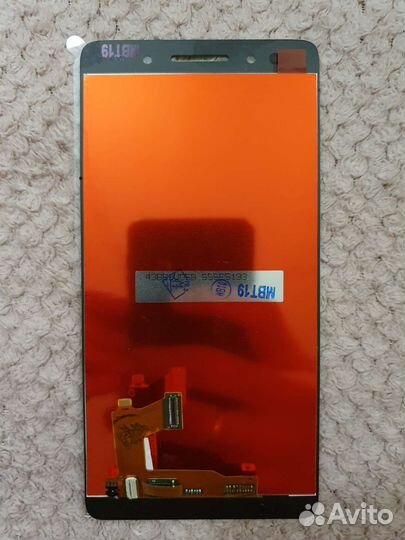 Дисплей Huawei Honor 7 чёрный, золотой с тач