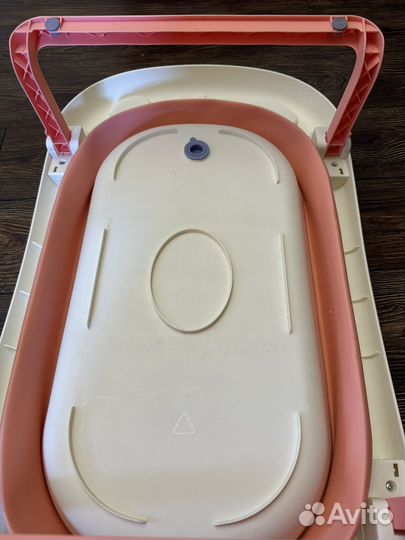 Ванночка для купания складная с термометром
