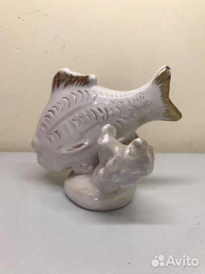 Статуэтка Дулево «рыба карп»