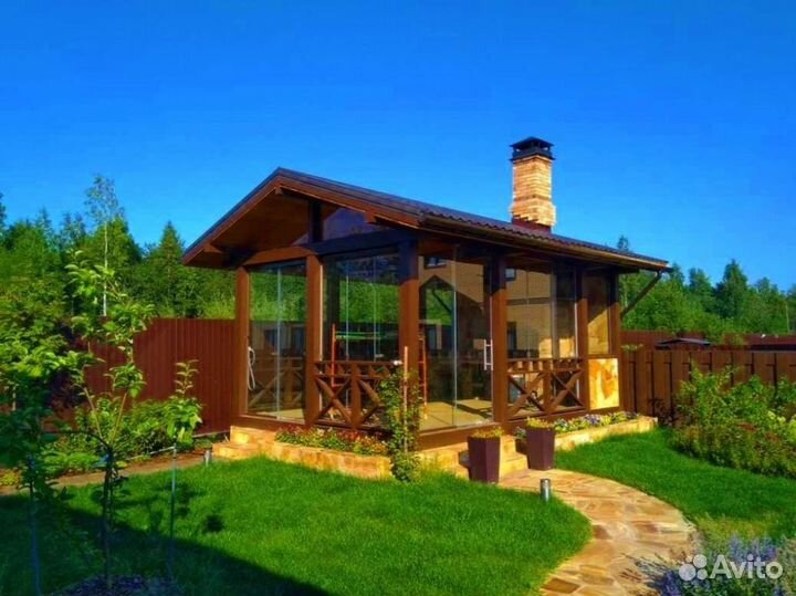 Пластиковые окна. остекление коттеджей