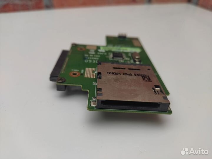 Плата разъем HDD и картридер K40I cardreader