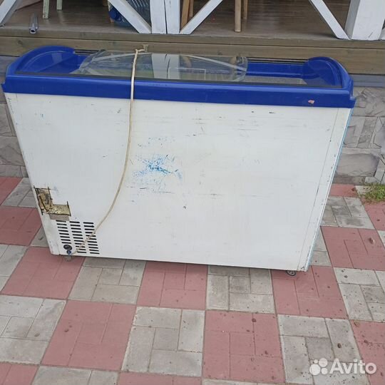 Морозильный ларь со стеклом бу