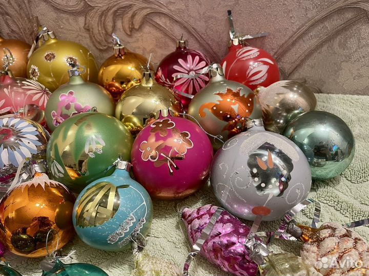 Шары на елку 27 шт., СССР
