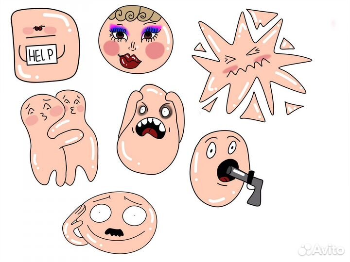 Рисую на заказ стикеры и арты