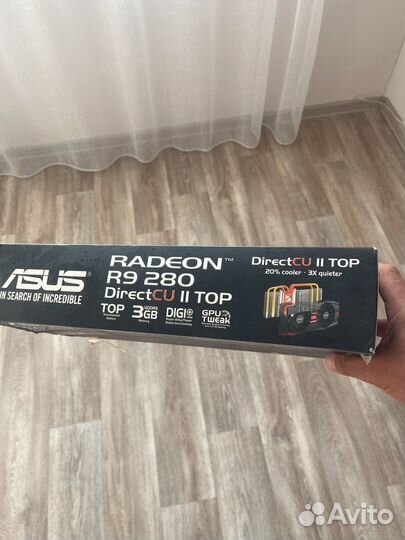 Видеокарта rabeon r9 280 3gb