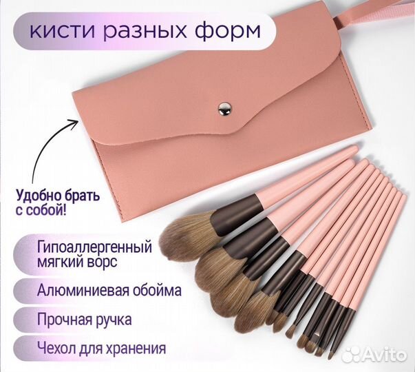 Набор кистей для макияжа