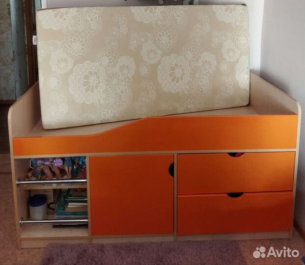 Детская кровать 80 160 с ящиками