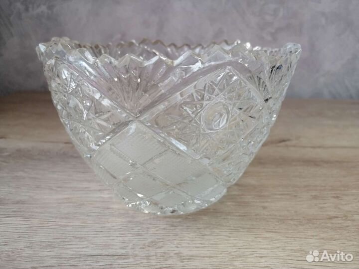 Хрустальная вазочка СССР