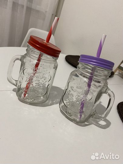 Кружки с трубочкой