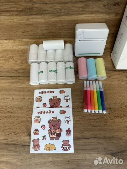 Портативный мини принтер беспроводной новый