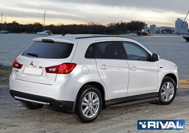 Пороги-подножки Mitsubishi ASX 2010-2017-н.в. Prem