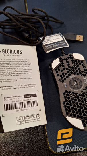 Игровая мышь glorious o- glossy black