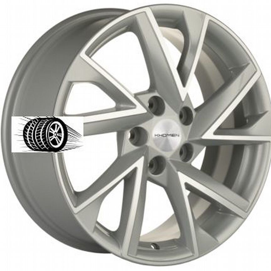 Литые диски Khomen Wheels 7×R17 5×114.3