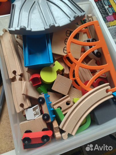 Железная Дорога икея игрушки, 3 набора