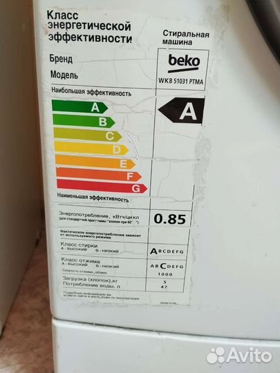 Стиральная машина бу beko