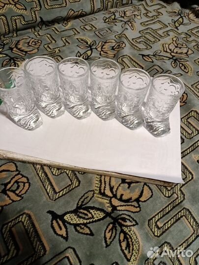 Рюмки хрусталь сапожки