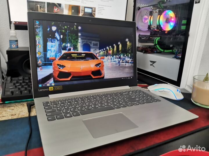 Свежий ноутбук Lenovo Full HD, SSD, DDR4, 2 Видео