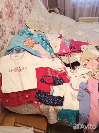 Детские вещи пакетом на девочку с 0до 98 104