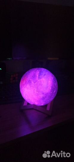 Светильник-ночник 3D шар Луна Moon Lamp, 15 см