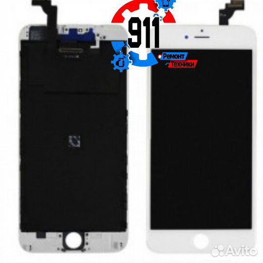 Дисплей iPhone 6 Plus белый Ориг ремонт смартфонов