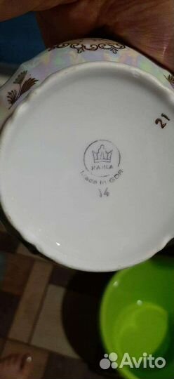 Чайно-Обединный сервиз Мадонна kahla гдр