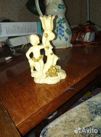 Вазочка и подсвечник