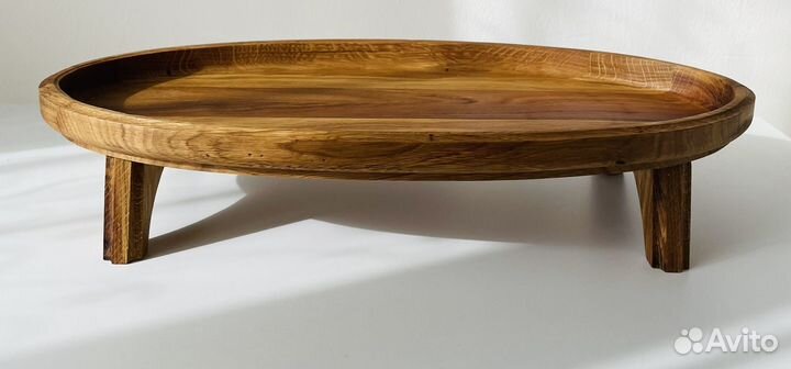 Блюдо сервировочное дуб