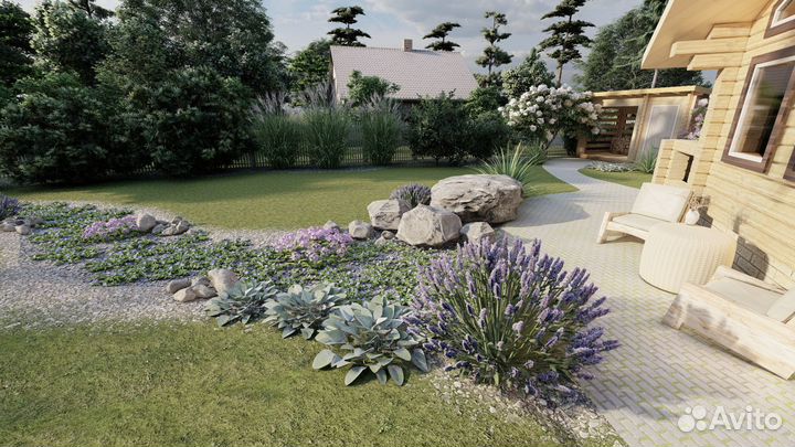 Ландшафтный дизайн участка