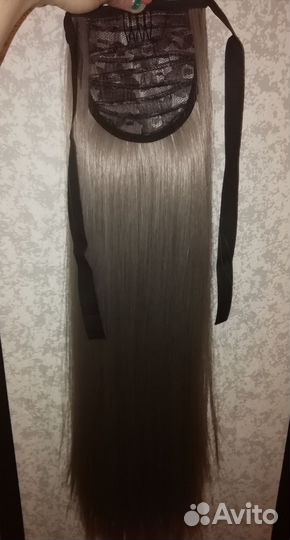 Шиньон Хвост на ленте