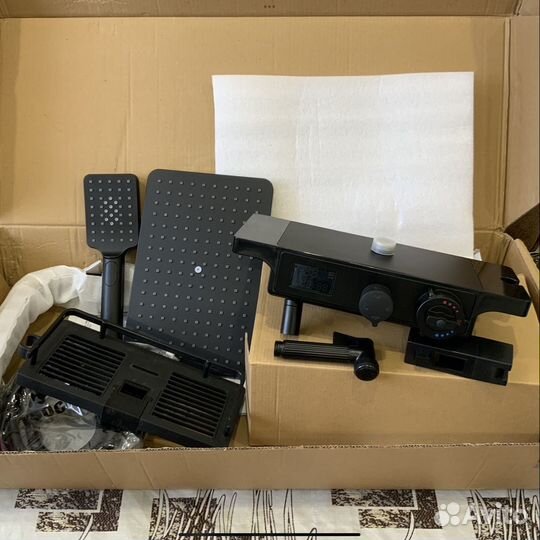 Душевая система с тропическим душем дисплеем 4в1