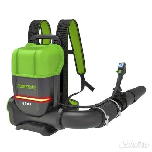 Воздуходувка аккумуляторная greenworks 2408307 ран