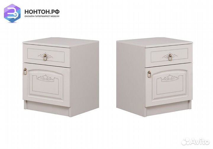 Комплект тумб Александрина белый глянец