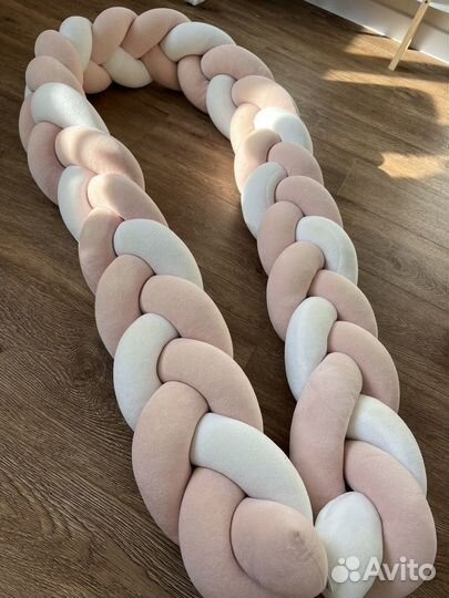 Косичка бортик в кроватку