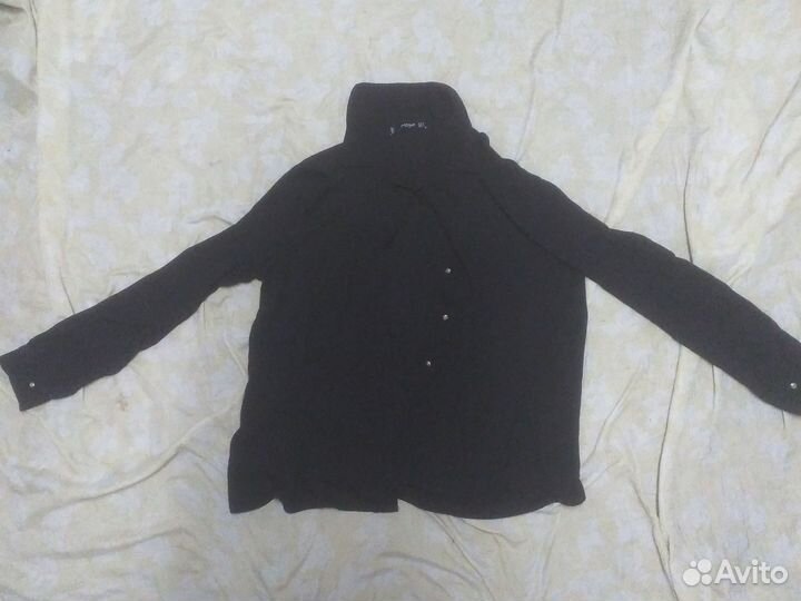 Рубашка женская mango чёрная