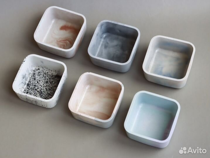 Гипсовый подсвечник